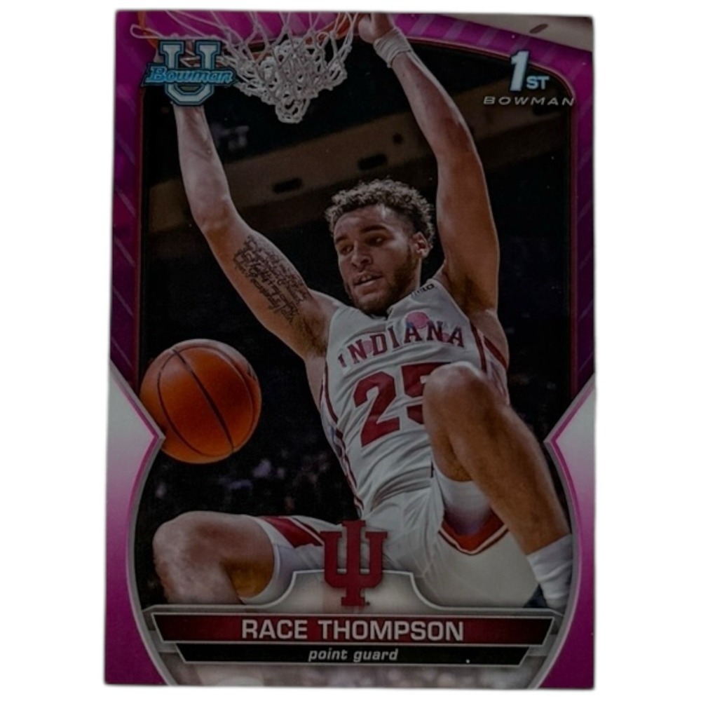 Race Thompson - 1st Bowman - Pink parallel - 2023 Topps Bowman U Chrome - #65